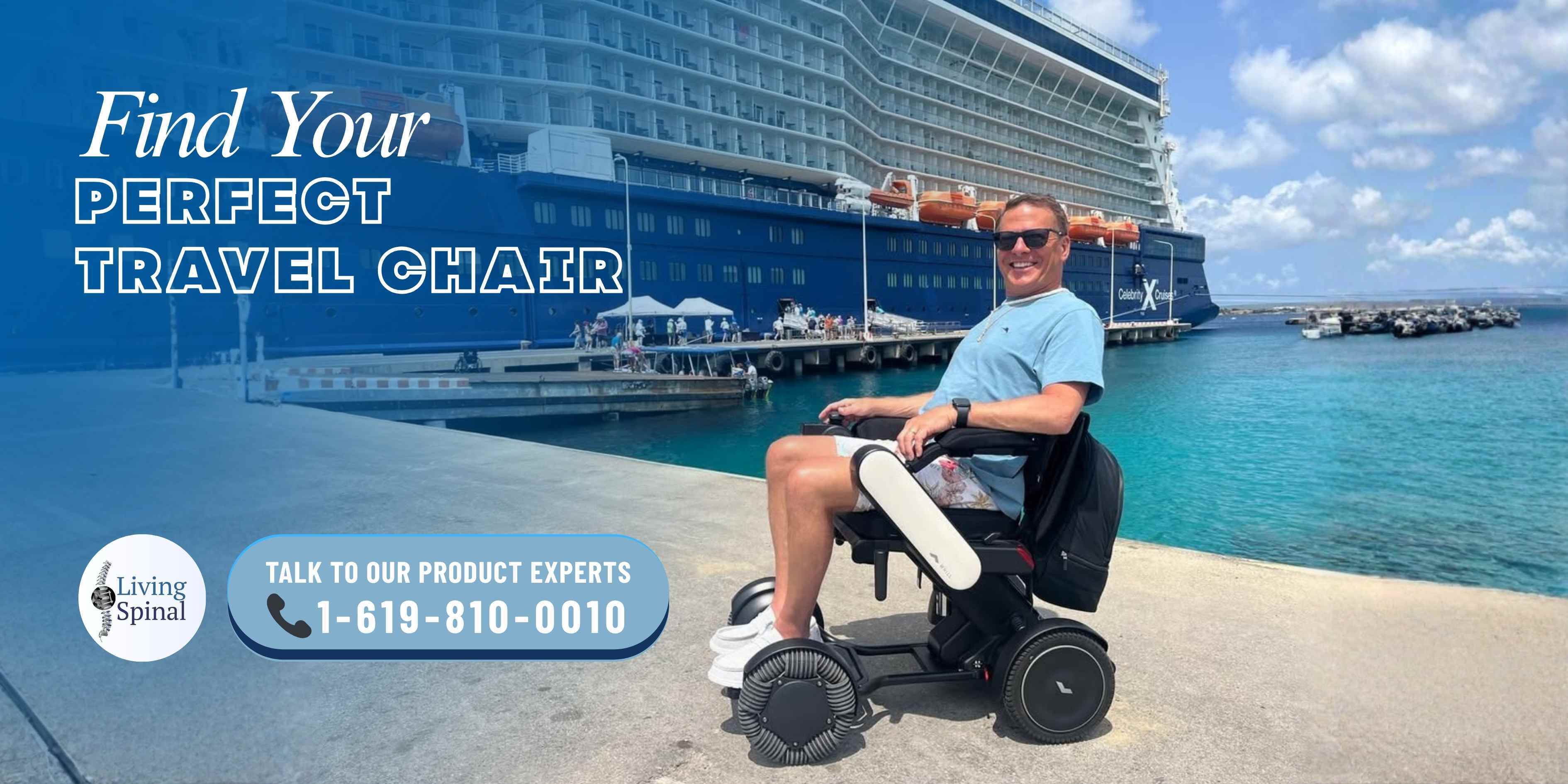 Living Spinal Travel Wheelchair